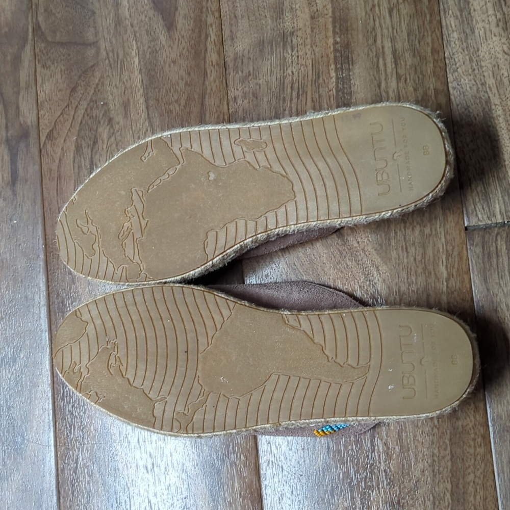 Ubuntu Handmade Suede Slip On Shoe 9.5 W - Picture 6 of 9